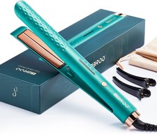 IBROO Infrared Hair Straightener Flat Iron Ceric Straightener for Women,