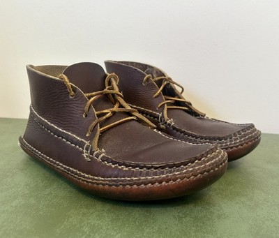 Oi Polloi X Arrow Moccasin Men s US 8.5 Handcrafted Leather Lace Boot EUC