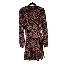 Lauren Ralph Lauren Floral Stretch Jersey Shirtdress‎ Dress Womens 8 Long Sleeve