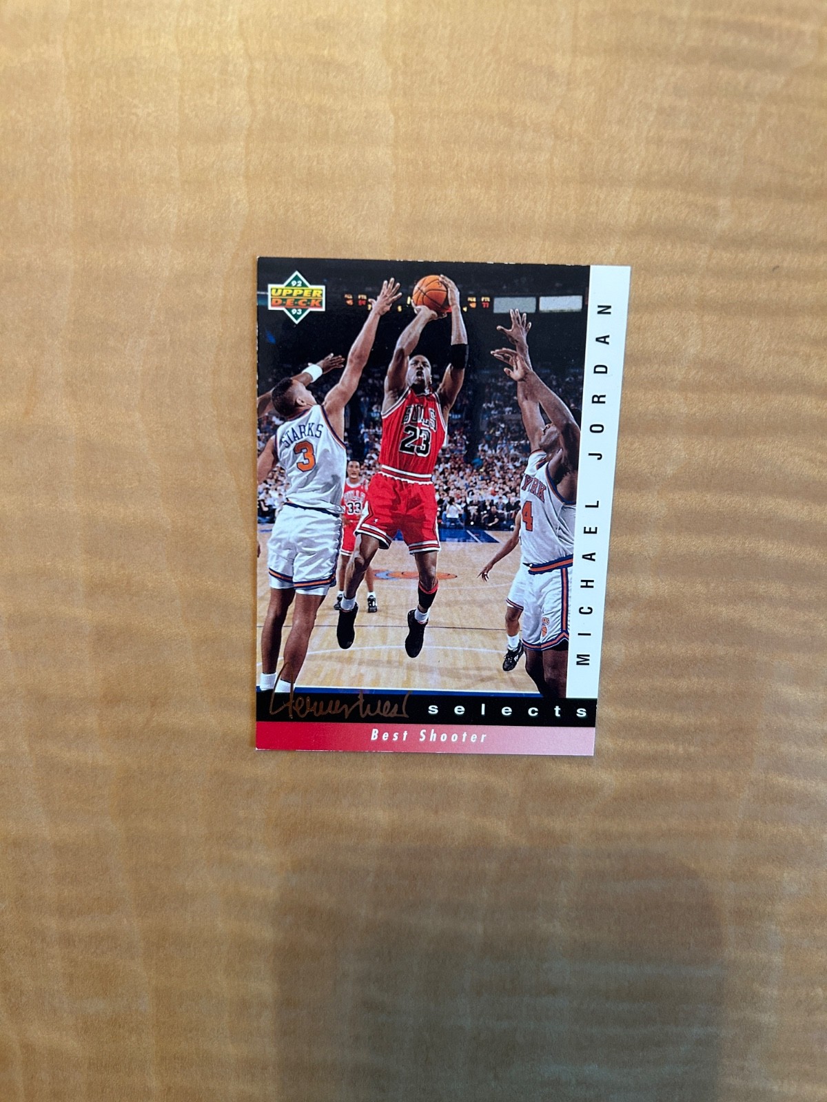 1992-93 UPPER DECK JERRY WEST SELECTS #JW1 MICHAEL JORDAN!! $1 SHIPPING!!