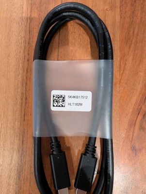 Original Dell USB 3.2 Gen 2 / 5 A / PD 3.0 1m | USB-C USB-C | 5K4KB17512