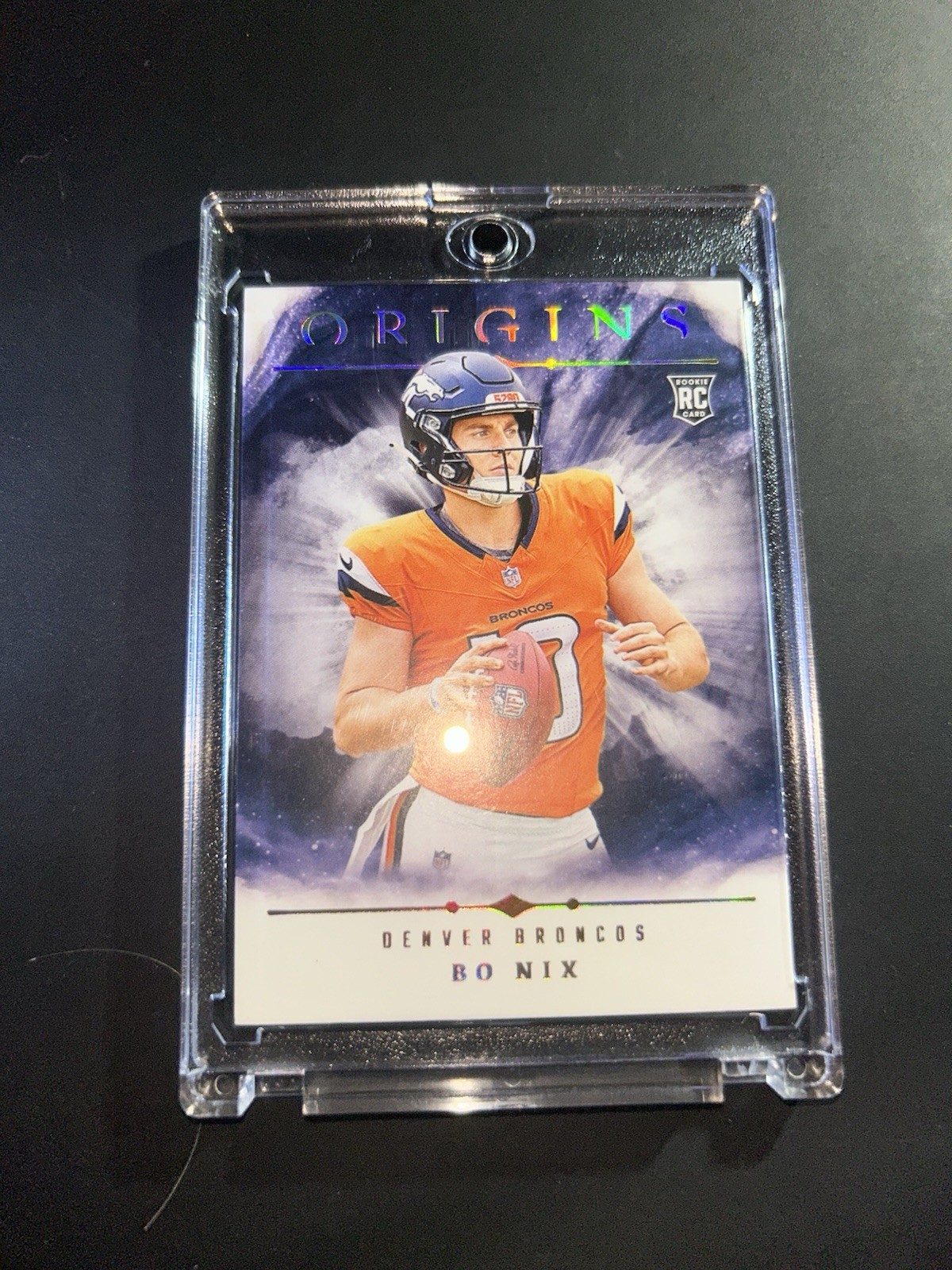 Bo Nix Panini Origins #149 Holo Gold