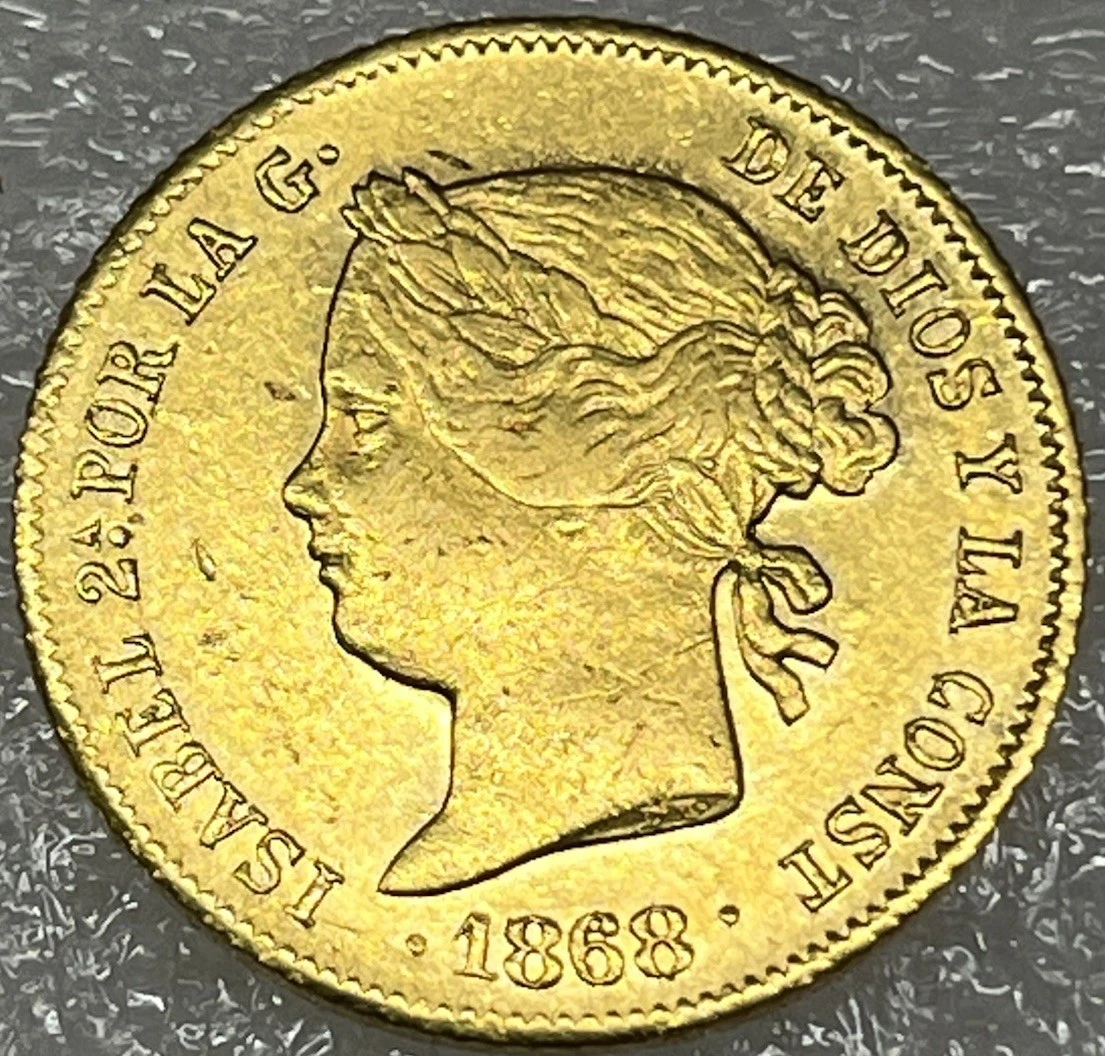 Uncertified Gold Spanish Philippines Coins (Pre - 1898) for sale