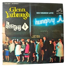 VTG Glenn Yarbrough Hungry Recorded Live Vinyl Record LP Album RCA LSP 3661