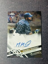 2017 Topps Chrome Baseball Rookie Autographs #RA-MM: Manny Margot Base