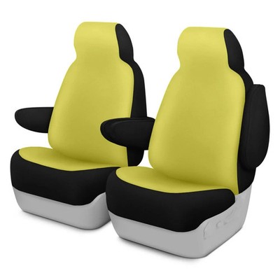 For Ford Tempo 84-94 Dash Designs Neosupreme 1st Row Yellow Custom Seat Covers