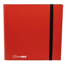 Ultra PRO - Eclipse 12-Pocket Apple Red PRO-Binder for 480 Cards Standard Size C