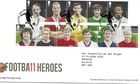 GB Comm/FDC -  Football Heroes  - Edinburgh - 2013 (RM1053)
