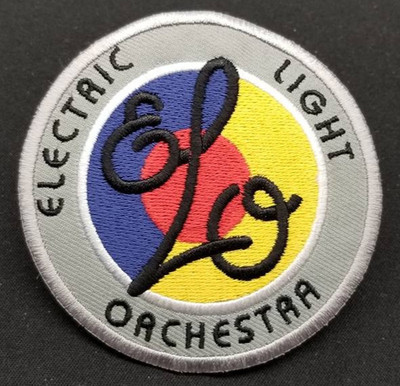 Electric Light Orchestra ELO Patch Logo Embroidered Iron On Sew On 3.5