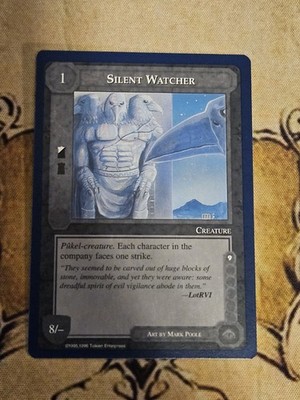 Middle Earth MECCG The Wizards Unlimited Rare Silent Watcher