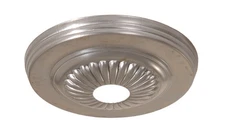 B&P Lamp Unfinished Steel Canopy With Rosette Design, 5 1/4" Dia.