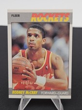 1987-88 Fleer Basketball #72 Rodney McCray Houston Rockets