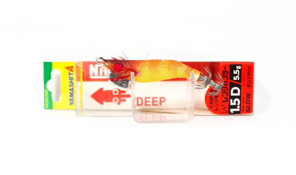 Leurre Yamashita Naory RH Pour Calmar 1.5S - 3g, Coule Vite (8.5s/m), Couleur 010