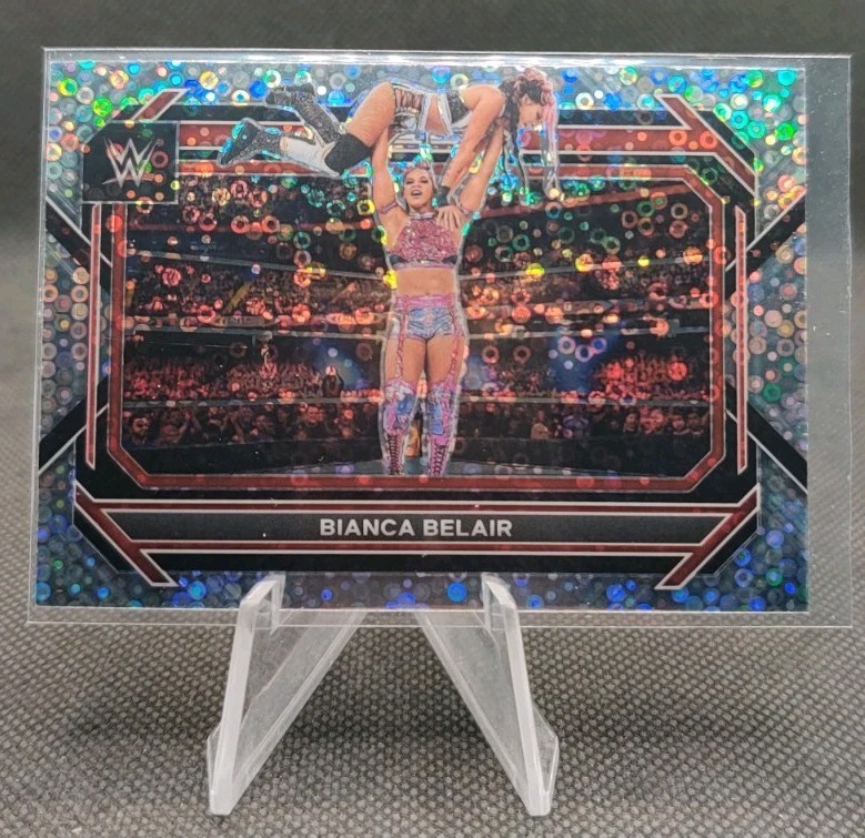 2023 Panini Prizm WWE Under Card Prizm #28 Bianca Belair Wrestling Card