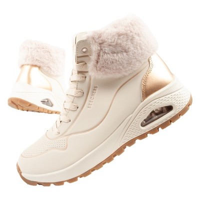 Skechers Uno Rugged-Fall  Damen Winterschuhe Natur/Gold [167993/NTGD]