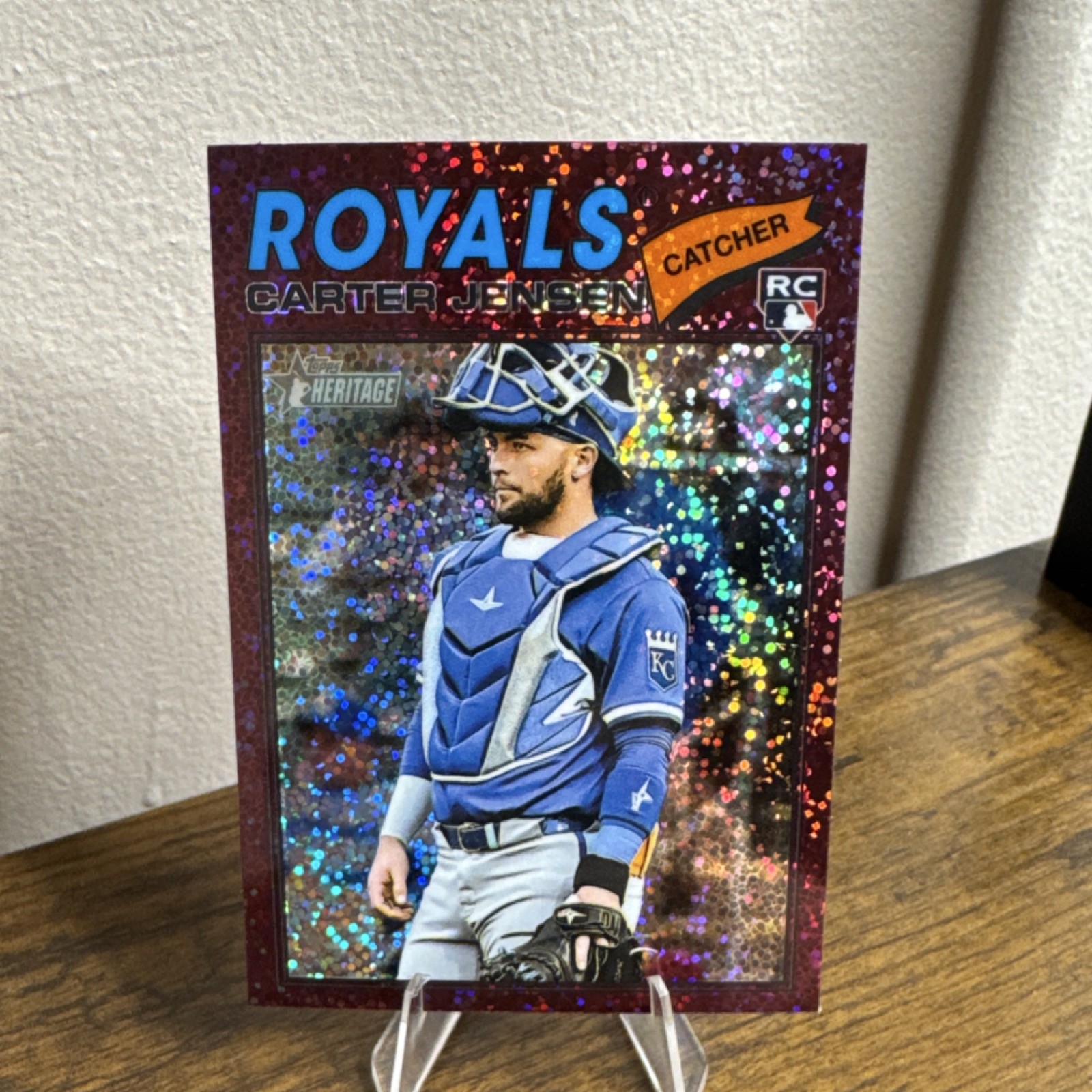 Topps 2026 Heritage Carter Jensen Kansas City Royals #199 Rookie Baseball