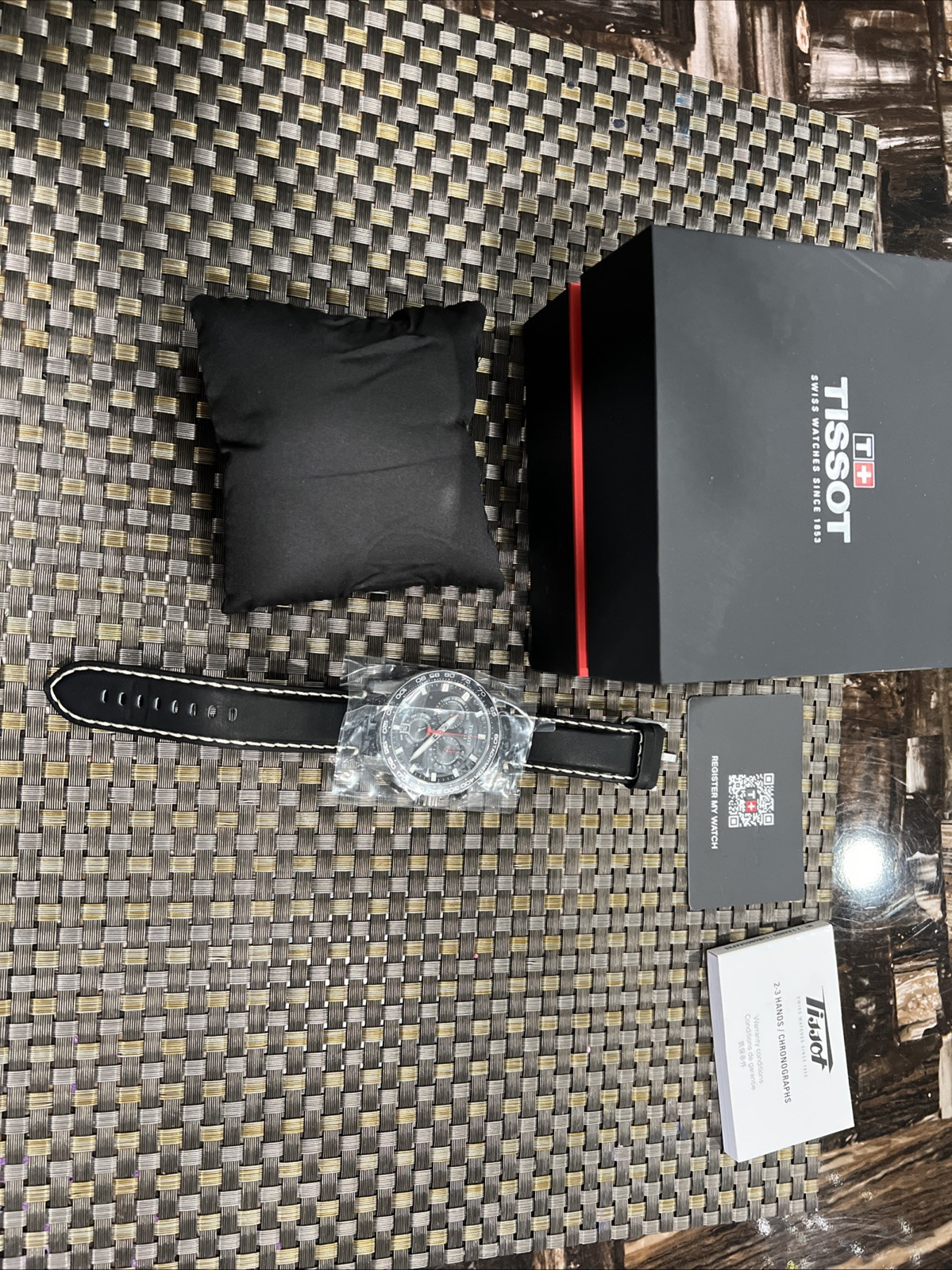 Tissot Supersport Chrono Black Dial Men Watch T125617A Black Strap