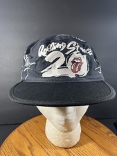 Vintage Rolling Stones Cyclist Painters 20th Anniversary Band Hat COLLECTABLE