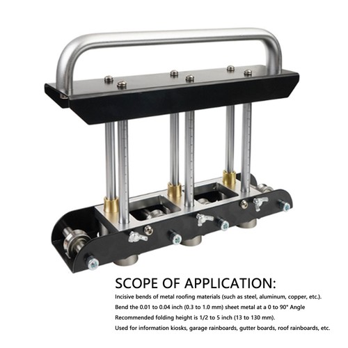 3 Station Sheet Bender For Making 1/2 To 5ines Bends Metal Roofing Bending New - Picture 5 of 14