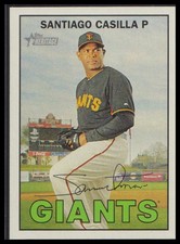 2016 Topps Heritage #37 Santiago Casilla San Francisco Giants