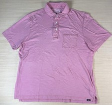 Faherty Men  s Polo Shirt Sun Washed Size XL Pink
