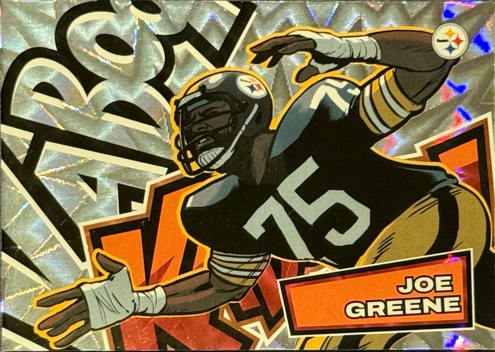 2025 Panini Absolute Kaboom! Horizontal #19 Joe Greene Steelers SSP Pack Fresh!