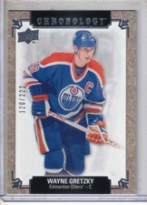 2018-19 UD Chronology hockey Wayne Gretzky base /222 card #99 EDMONTON OILERS