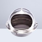 Thicken Stainless Steel Hood Exhaust Rain Outer Wall Exhaust Hood(Silver)