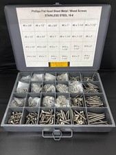 Phillips Flat Countersunk Head Sheet Metal Screw Assortment Stainless Steel Phillips Flat Countersunk Head Sheet Metal Screw Assortment Stainless Steel