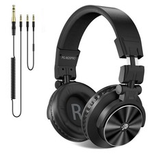 PUPGSIS Over Ear Headphones Wired: Studio Monitor Headphones - Professional 4...