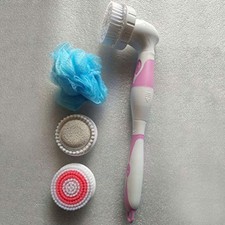 Advanced Back, Body  Facial Cleansing Brush with Extended Handle for Women M...