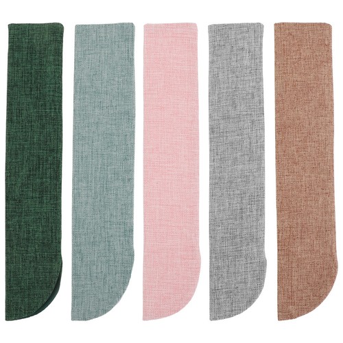 5 Pcs Folding Fan Protective Cover Hand Held Pouch Sleeve Storage Bag ...