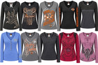 Harley Davidson Women's Long Sleeve Tops Lot of 10 Shirts XS/S Biker Graphic