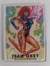 2024 SkyBox Marvel Masterpieces ’92 Platinum Jean Grey Plexi #46