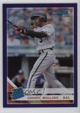 2019 Panini Donruss Rated Rookie Holo Purple Cedric Mullins #31 0c4