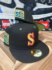 New Era Lidshd Sneakerhead Pack Jordan 4 Doernbecher Seattle Mariners 7 3/8 Rare