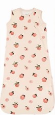 Kyte Baby Sleep Sack Small 1.0 Tog Pink Peaches Bamboo Sleeveless Zip Closure