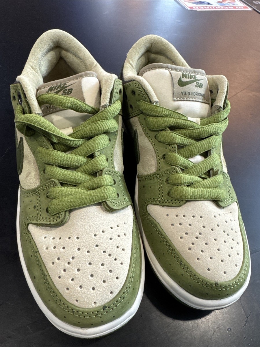 Nike SB Dunk Low Yuto Horigome Matcha Size 4 NO BOX AUTHENTIC | eBay