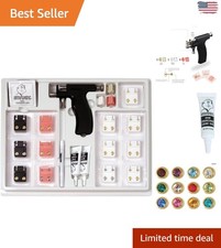 Complete Universal Ear Piercing Kit - 12 Pairs Hypoallergenic Studs Tools