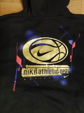Men’s Nike Standard Issue Hoodie M Black Athletic Gear Bball Dri-Fit DV9632-010