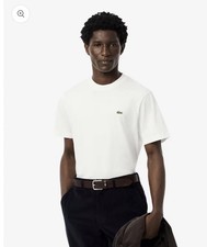 LACOSTE PIMA COTTON SHORT SLEEVE T-SHIRT FOR MENS UK SIZE-M