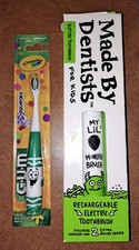 Made By Dentists For Kids Rechargeable Electric Toothbrush  Bonus Crayola brush