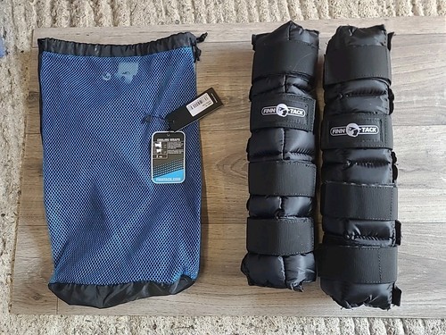 Finntack Cooling Leg Wraps, One Size. Black. New (Ref: 254B)