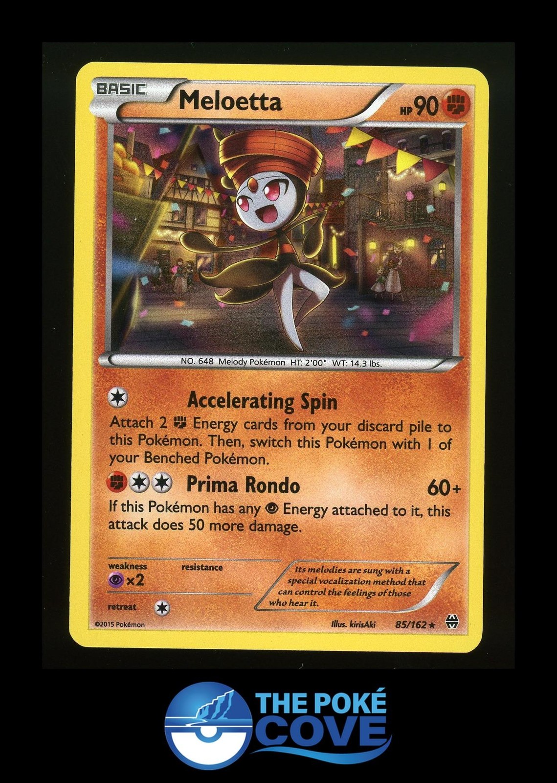 Meloetta 85/162 | BREAKthrough Holo | Pokemon Rare Holo | NM-VLP