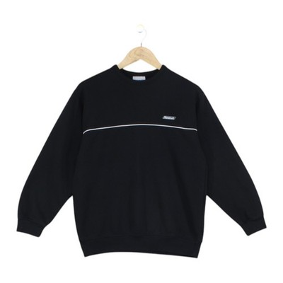 Vintage Reebok Sweatshirt Damen Größe 12 Schwarz Y2K Pullover