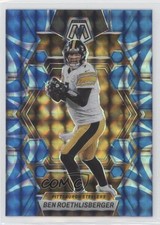2023 Panini Mosaic Reactive Blue Mosaic Prizm Ben Roethlisberger #207 0g65