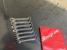 Snap On Oxi707bk 7 Pc 12 Point Sae Flank Drive Midget Combo Wrench Set 316-38