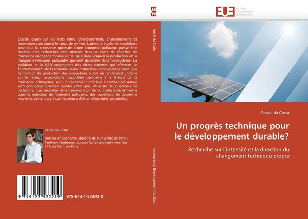 Pascal Da Costa | Un ProgrèS Technique Pour Le DéVeloppement Durable? | Buch-image