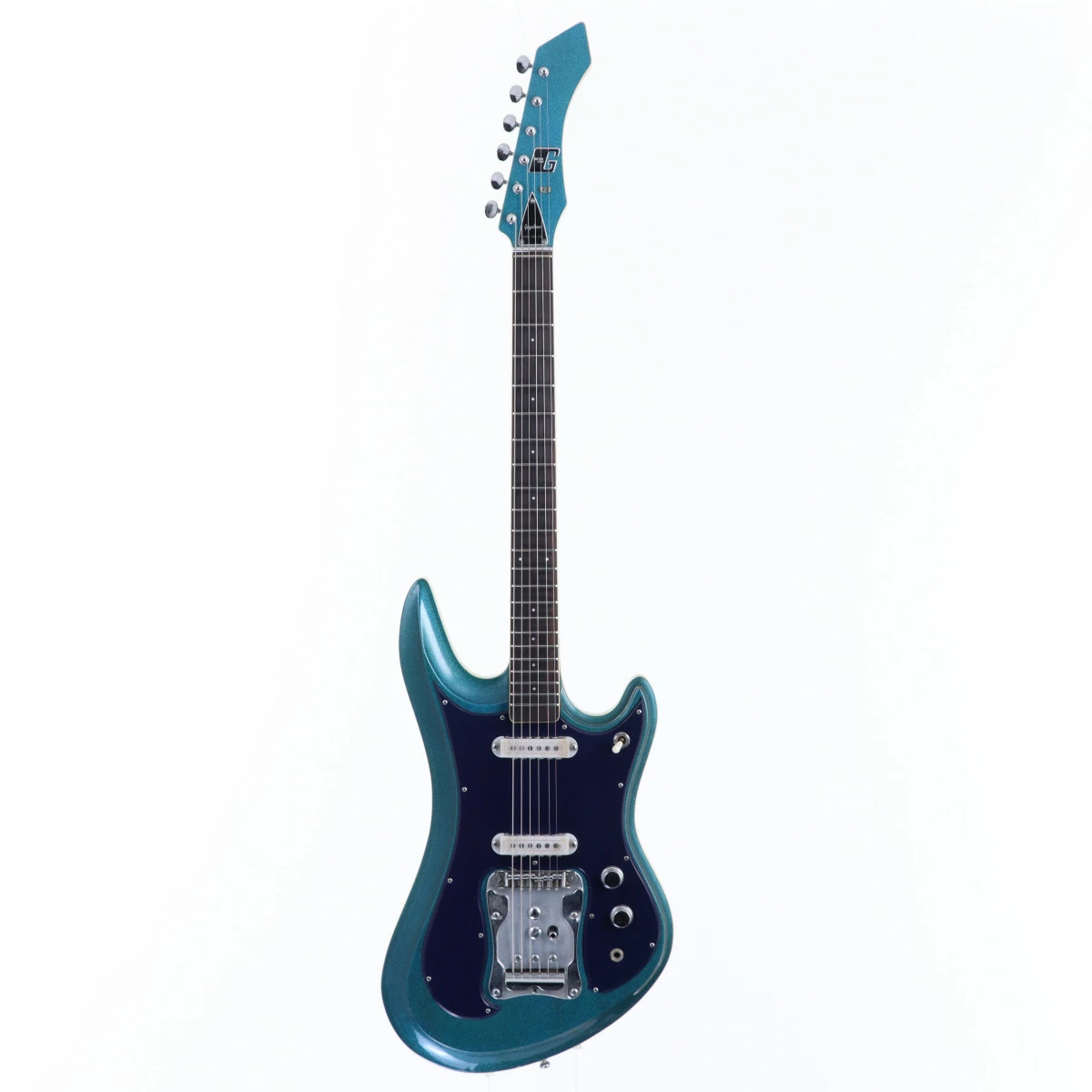 Electric Guitar Guyatone LG 350T Metallic Blue Sharp 5