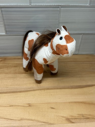 2010 Whimzy Pets Stuffed Fabric Plush 6" Horse Embroidered Diamond Set of 4 - Picture 14 of 20